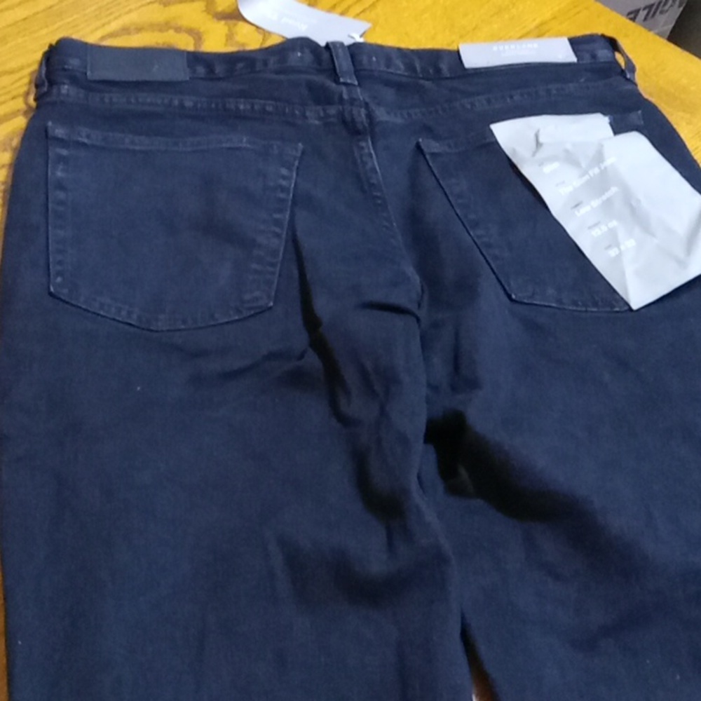 EVERLANE MEN'S Jeans DENIM Pants New SLIGHTLY FADED BLACK 32 x 32 ORGANIC COTTON - Picture 9 of 10